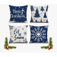 thumbnail image 1 of 4 Pzs Fundas Navideñas Cojines Decorativos Navideños Cojines, 1 of 1