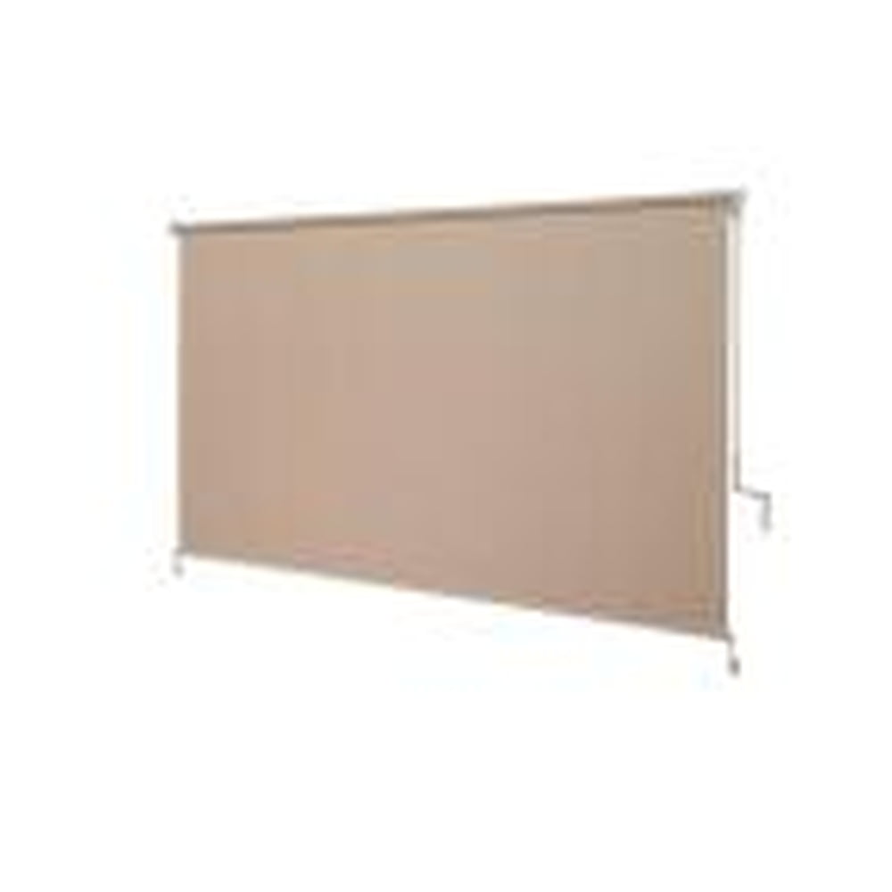Coolaroo Sun Shades 6' x 6' Wand Operated Camel Roller Shade, 95% UV Protection