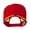 Red, variant on 5 Panel Mesh Back Gold Oak Leaves Patch Cap - Navy OSFM