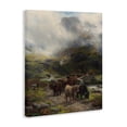 thumbnail image 2 of Stupell Industries Rustic Lodge Moody Highland Cows Herd Canvas Art, 24 x 30, by Arlington Prints, 2 of 8