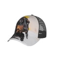 thumbnail image 7 of Disketp Dachshund Sitting in Bathtub Print Trucker Hat Men Women - Mesh Baseball SnapBack Cap, 7 of 7