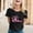Black, variant on Graphic Tennis Tees for Women Graphic Tee for Everyday Wear Casual Summer Top with Round Neck Classic Short Sleeve Lightweight Everyday Pink XL
