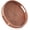 Honey Brown, variant on 14.2" Hand-Woven Round Rattan Serving Tray Decorative Wicker Ottoman Platter with Handles for Coffee Table Breakfast Drinks Snack Bread Fruit Vegetables