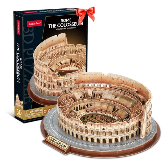 Puzzle 3D CubicFun Italia Roma Coliseo 163 piezas