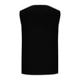 thumbnail image 5 of Rvasteizo Tank Tops for Women Casual Solid Linen Small V Neck Loose Sleeveless Light Summer Ladies Daily Loose Relaxed Camisole Blouse, 5 of 5