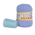 thumbnail image 1 of Felpa tejida a mano anti-pilling bufanda abrigo DIY Hilo tejido Hilo de tejer de ganchillo 50g 20g 2 Piezas kenally HA2033-04B, 1 of 6