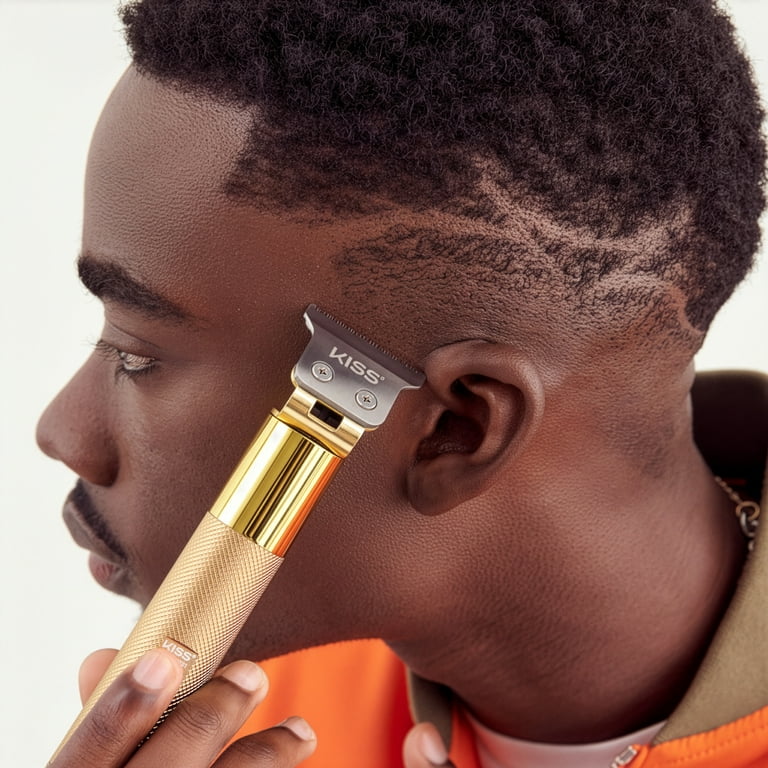 KISS Precision Blade Cordless Trimmer with Stainless Steel T-Blade
