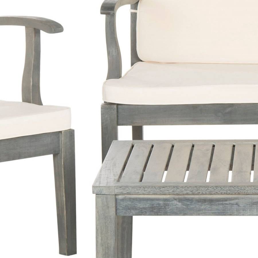 Safavieh Fresno 4-Piece Outdoor Living Set, Multiple Colors