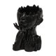 thumbnail image 4 of Maceta de resina para jardín, diseño de cabeza de florero, decorativa, con forma de cara Negro, 4 of 9