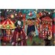 thumbnail image 1 of Fondo de 7 x 5 pies con temática de circo malvado de Halloween para fotografía, payaso, carnaval espeluznante, casa embrujada, terror, suministros para fiesta de cumpleaños, 1 of 5