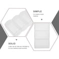 thumbnail image 4 of 2pcs Poker Chip Box Clear Poker Chip Case Reusable Plastic Poker Chip Storage Organizer with Lid, 4 of 8