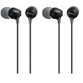 thumbnail image 1 of Auriculares Sony MDREX15LP negros (paquete de 2), 1 of 3