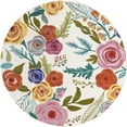 thumbnail image 2 of Rugs.com Blossom Collection Rug – 7 Ft Round Ivory Medium Rug Perfect For Kitchens, Dining Rooms, 2 of 8