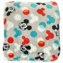 The Big One Oversized Mickey Mouse Microplush Throw Blanket, 5' x 6' Polka Dots