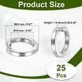 thumbnail image 2 of Split Lock Washer, Spring Lock Washer Stainless Steel Lock Washers Assortment Kit for Screws Bolt 14  25, 2 of 8