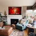 thumbnail image 4 of Bayyon Christmas It’s All About Jesus Grommet Flag Banner with Grommets 3x5Feet Man cave Decor, 4 of 6