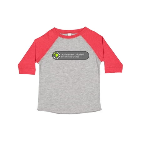 

Inktastic Achievement Unlocked: New Character Created Gift Toddler Boy or Toddler Girl T-Shirt