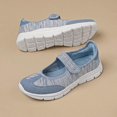 thumbnail image 3 of YOURDIARY Womens Mary Jane Walking Shoes Breathable Mesh Hook and Loop Non-Slip Casual Sneakers, 3 of 7