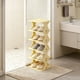 thumbnail image 5 of Zapatero de Esquina Ensanchado y Grueso | Pequeño Organizador de Plástico Extraíble y Lavable | Fácil Instalación Sin Herramientas | Diseño de Rejillas Ventiladas para Hombres, Mujeres y Niños | para, 5 of 6