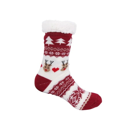 

10 pair Womens Autumn And Winter Christmas Socks Floor Socks Snow Socks Thickened Fleece Socks Color Random