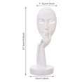 thumbnail image 4 of CreativeArrowy Human Face Statue Home Accessories Cabinet Crafts Unique Durable Nordic Abstract Thinker Thinking Lady Mask Figurine, 4 of 19