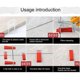 thumbnail image 4 of Cuñas para sistema de nivelación de azulejos, niveladores de cuña, espaciadores de azulejos, espaciadores niveladores de azulejos, cuñas de Clips, 100 piezas, Red Hy, 4 of 5