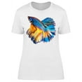 thumbnail image 1 of Siam Betta Multi Color T-Shirt Women -Image by Shutterstock, Female Large, 1 of 2