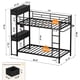 thumbnail image 2 of Litera Base De Cama Individual Con 6 Cajones Perchero Y Usb, 2 of 6
