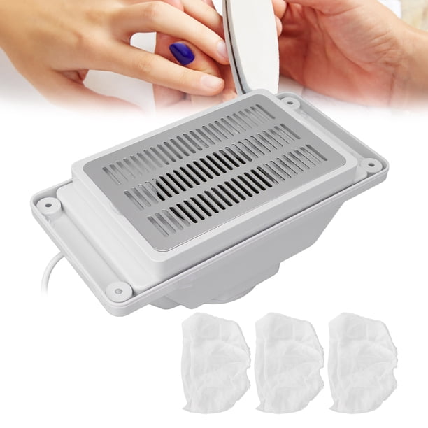 Colector de Polvo de Umas Portátil Con Potente Motor de Succió Fuerte, Extractor de Vacío de Umas, Colector de Polvo al Vacío, Perfecto para Salón de Unas o Uso Domísico