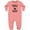 Mauve, variant on Daddy Future Hunting Buddy Baby Fleece Romper