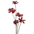 thumbnail image 2 of Northlight Cosmos Artificial Stem Spray - 28" - Deep Pink and Gold, 2 of 3
