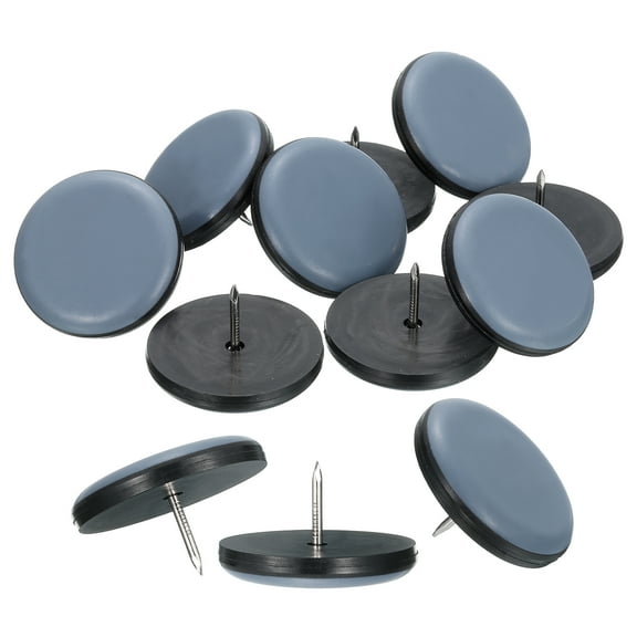12Pack Nail on Furniture Sliders, 1-1/2"(38mm) Round Furniture Glides Sliders, Chair Furniture Glides Pads, Chair Leg Protector Pads Furniture Pads for Sofas, Cabinets, Light Blue
