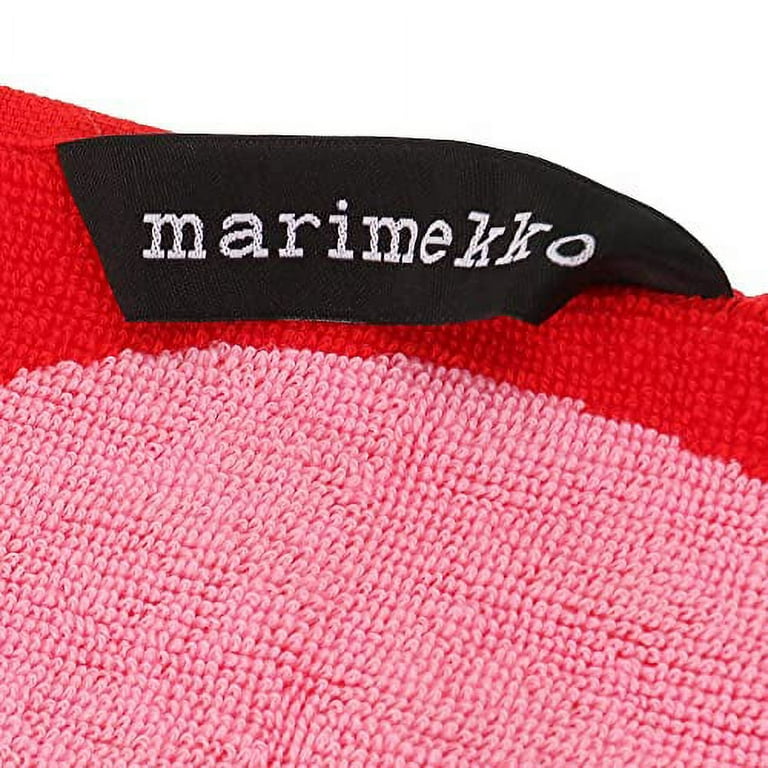 Marimekko Unikko Guest Towel - Pink, Red