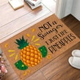 thumbnail image 4 of SLYNSHome Pineapple Component Door Mat Welcome Floor Doormat 23.62 X 15.75in Non Slip Floor Mat Summer Holiday Funny Novelty Door Mats Indoor Outdoor Decor, 4 of 8