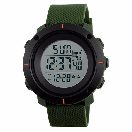 Fashion Men's Military LED Digital Date Countdown Timer Sport Quartz Wrist (Best Military Watches For Men)