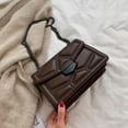 thumbnail image 1 of Bolso de hombro para mujer, tarjetero con cremallera, cartera, bandolera, Café Hugo embrague de hombro para mujer, 1 of 6