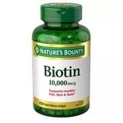 Nature's Bounty Biotin 10,000 mcg, 250 ct.