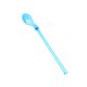 thumbnail image 2 of Juego de 5 cucharas de plástico para mezclar y pajitas | Cucharas reutilizables para té de hojas | Cucharas mezcladoras multifunción para jugos, tés, bodas, celebraciones y uso en la cocina, 2 of 6