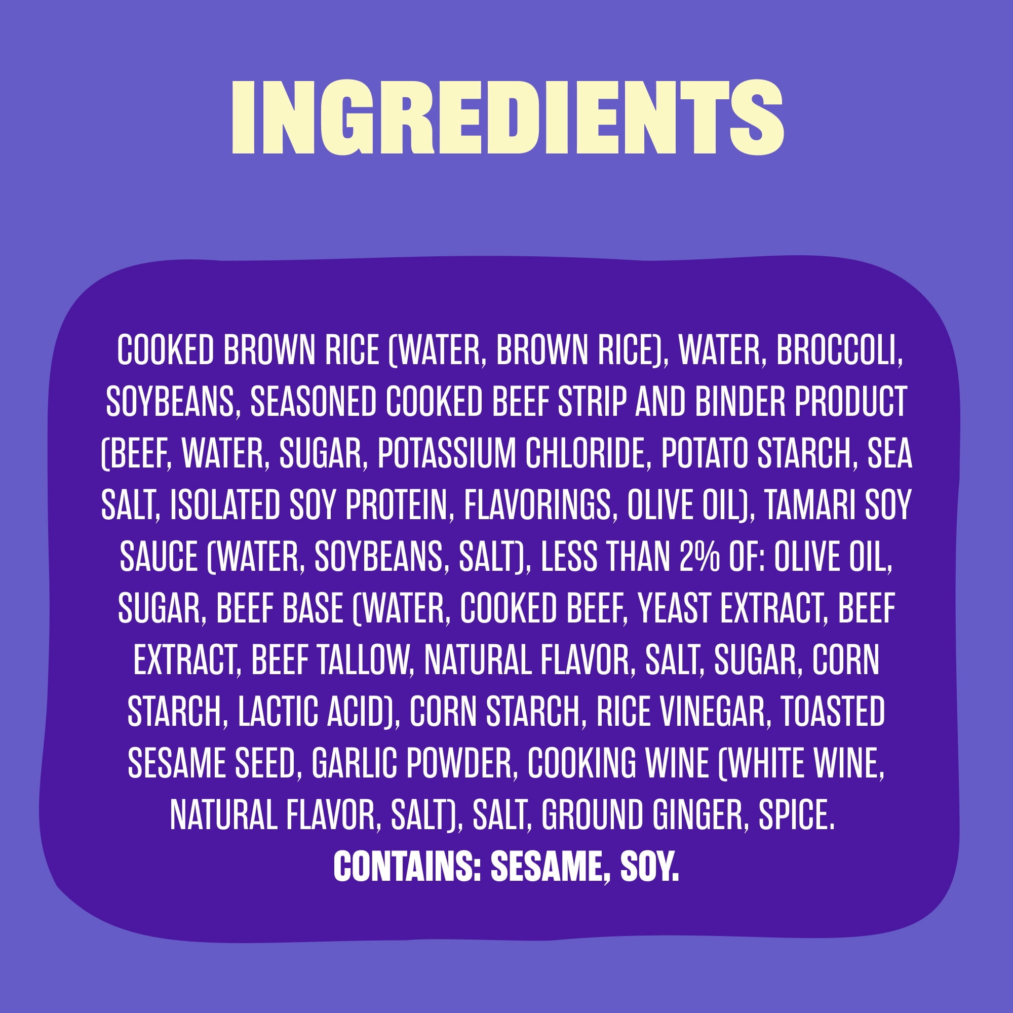 Evol Protein Bowls Beef & Broccoli Bowl, 25g Protein, Frozen Meal, 14 oz.