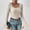Khaki, variant on WIZUTIZ Fall Outfits Women Long Flared Sleeve Tops Sexy Slim Fitted Button down Square Neck Shirts for Women Solid Fashion Casual Blouse