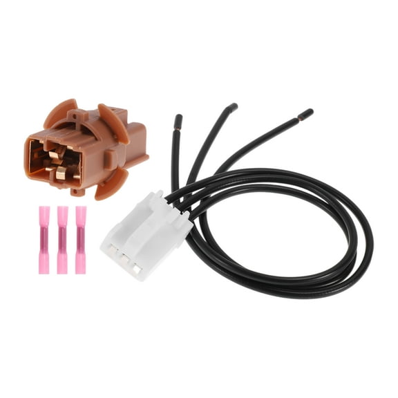 1 Set Tail Light Socket Wiring for Honda Civic 2001-2013 No.33515S2A003 Lamp Bulb Pigtail Connector Harness with Pre-Wired Plug Heat Shrink Tubing