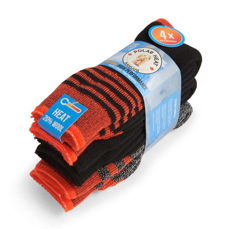 Polar Heat Nanuuq men's Wool Thermal Boot Socks - Walmart.com
