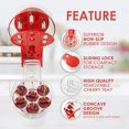 thumbnail image 2 of ShenMo Pit Remover, Stainless Steel Machine 6 Cherries, Multiple Cherry Stoner, Fruit Kitchen and Countertops Creative Gadget, 2 of 6