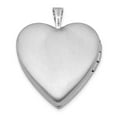 thumbnail image 3 of Sterling Silver Satin Enameled Mis Quince Butterfly Heart Locket Charm Pendant, 3 of 5