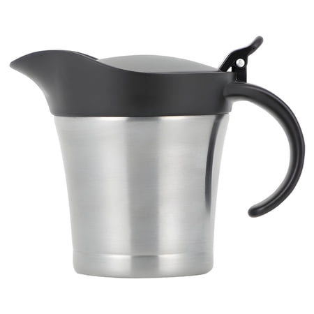 XTORKIT 450ml/15.2oz Gravy Jug insulated gravy boat gravy boat with lid gravy boat with warmer Portable Gravy Warmer Pitcher for Family Dinner Birthday Party