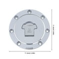 thumbnail image 2 of LULULION Gas Tank Cap Replacement Motorcycle Gas Cap Aluminum Alloy for Outdoor Travel 1Pcs, 2 of 5