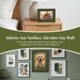 thumbnail image 3 of Unique Bargains MDF Wood Cute Wavy Picture Frame Green 5" x 7", 3 of 6