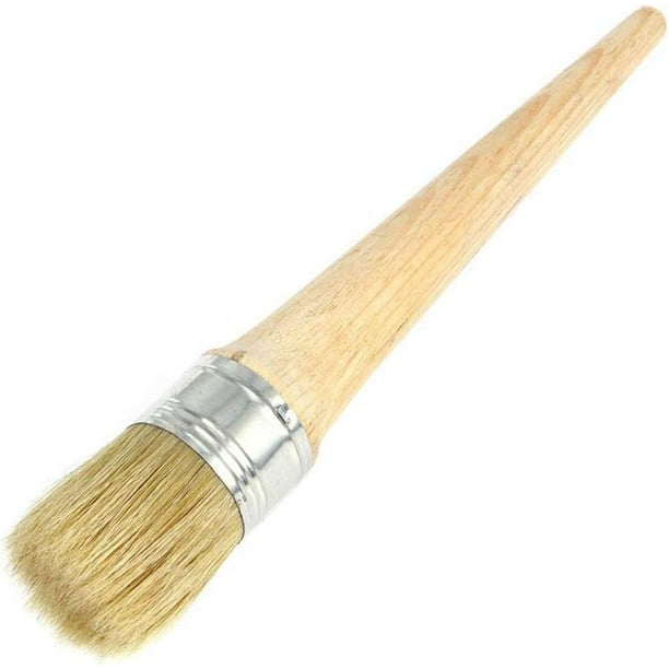 Round Bristle Chalk Brush, Chalk Paint Wax Brush, Chalk Paint Brush