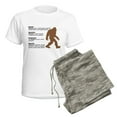 thumbnail image 5 of CafePress - Definition Of Bigfoot Women's Light Pajamas - Women's Short Sleeve Print T-Shirt and Pants Light Cotton Pajama Set, 5 of 7