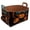Multicolor 2, variant on Scary Jack o 'Lantern Storage Basket Collapsible Storage Bin, PU Foldable Basket Convenient Box Storage Organizer with Handles for Shelves Office Bedroom Closet Nursery Toys Laundry